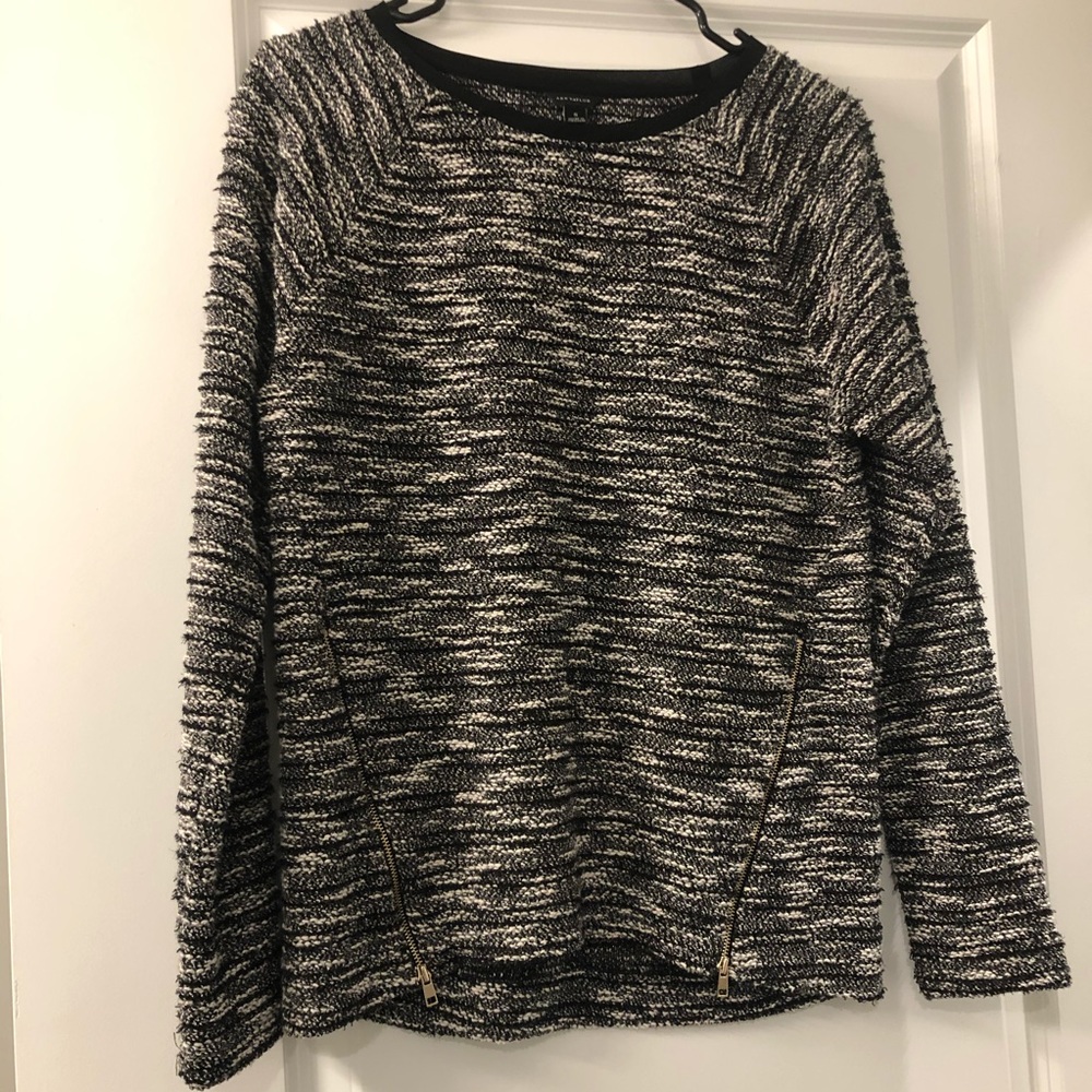 Black and White Sweater